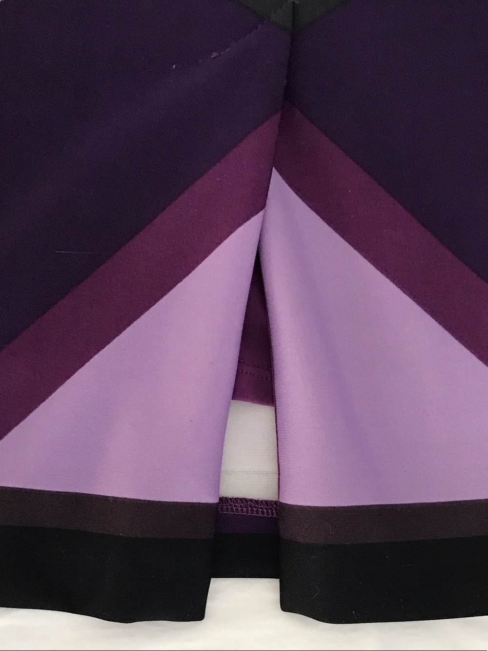 Vince Camuto Purple & Black Geometric Midi Dress - Picture 9 of 9